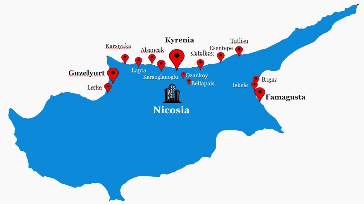 north Cyprus road map
