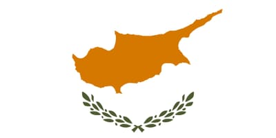 Map of Cyprus flag