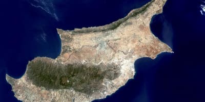 Cyprus map satellite