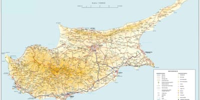 Map of e4 Cyprus