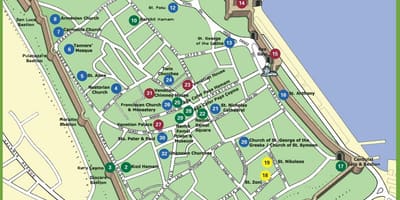 Map of famagusta north Cyprus