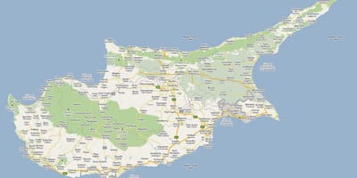 Street map of peyia Cyprus