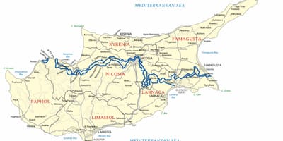 European university Cyprus map